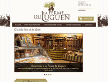 Tablet Screenshot of lafermeduluguen.fr